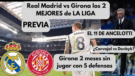 Previa Real Madrid Vs Girona En Bernab U R Diger Juega Youtube