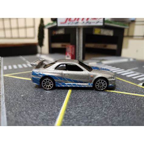 Jual Hot Wheels Fast Furious Nissan Skyline R34 Shopee Indonesia