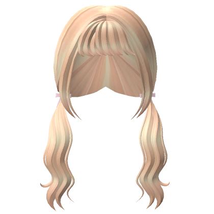Low Wavy Pigtails Blonde Roblox Item Rolimon S
