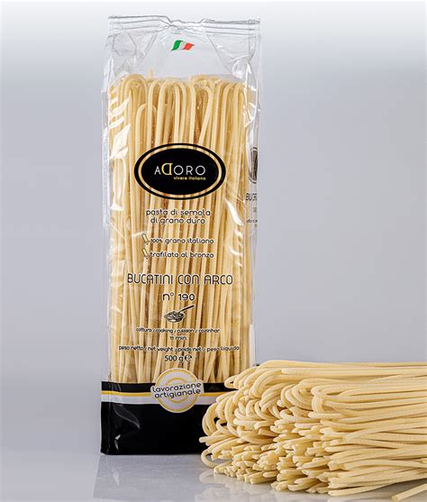 Bucatini with bow - ITALIANTASTY is the Food and Beverage B2B Marketplace