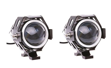 Autosun U Cree Led Super Power Spot Beam Light Fog Lamp White Angle