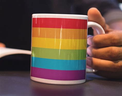 Lesbian Coffee Mug Lesbian Pride Lesbian Flag Mug Gay Etsy