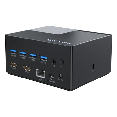 Универсальная док-станция для ноутбука Wavlink USB-C10 в 1 с двумя ...