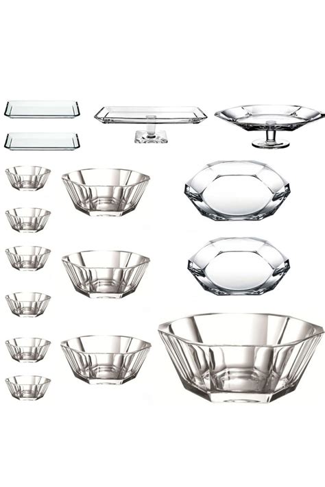 Paşabahçe Parça Nude Serisi Sunumluk Sosluk Salata Çerezlik ve Ayaklı Servis Tabağı Seti