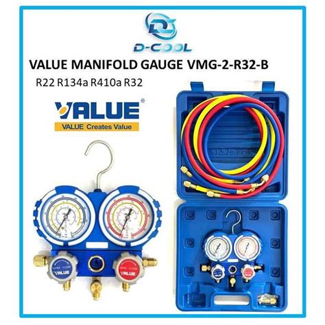 Value Manifold Gauge Vmg R B Air Conditioner Refrigerant Gas R