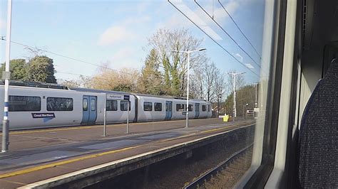 Leaving Hertford North On A Great Northern Class 717 171220 Youtube