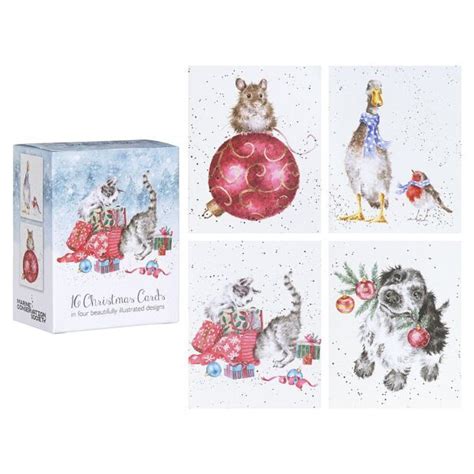 Wrendale Christmas Cards X 16 Hillviewducks