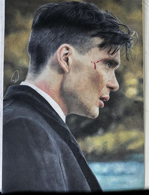 Thomas Shelby Sketch Rpeakyblinders