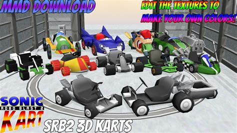 Mmd Dl Srb2 Kart Karts And Modded Karts Pack V2 By Thehomingbluestar