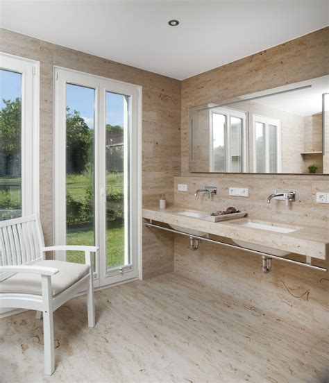 Salle De Bain Travertin Le Chic Noble De La Pierre Naturelle