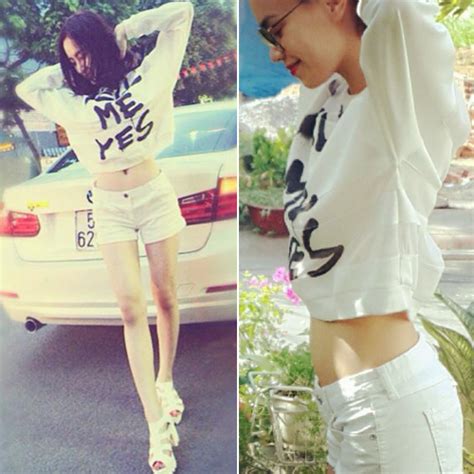 Angela Ph Ng Trinh G Y Ch V I Bikini H Ng T I H B I