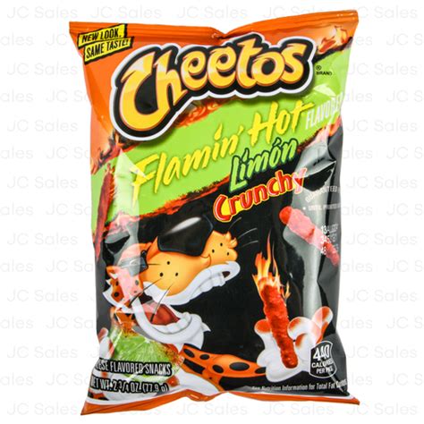 FRITO LAY XVL CHEETOS CRUNCHY HOT LIMON 2 75 OZ JC Sales