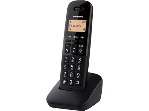 Telefone Fixo PANASONIC Dect Básico Preto Worten pt