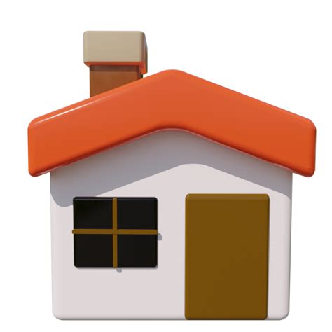3d Home Cartoon Minimal Illustration 29089228 Png