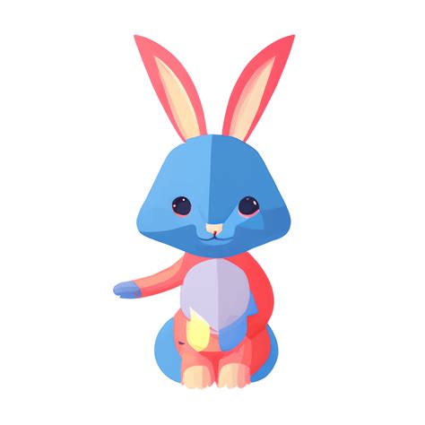 Realistic Rabbit Toy Graphic · Creative Fabrica