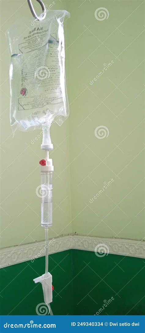 Intravenous Fluids at Purwokerto Hospital Editorial Stock Image - Image ...