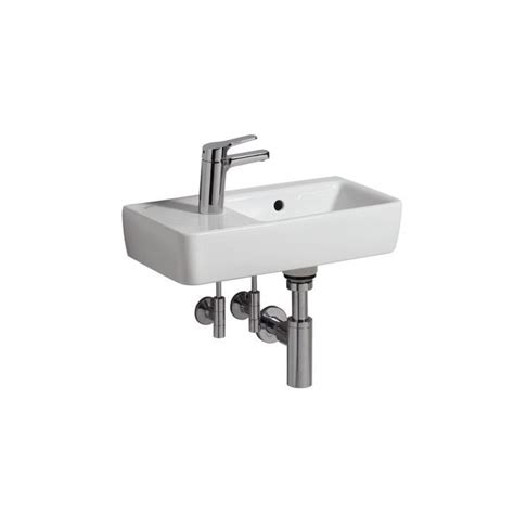 Geberit Washbasin Renova Compact 276350000 White 50x25cm Shelf And