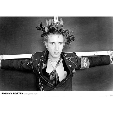 Johnny ROTTEN Sex Pistols London x cm AFFICHE POSTER Envoi Roulé