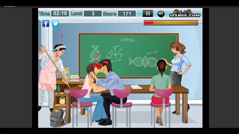 Game Y8 Classroom Kissing Game Youtube