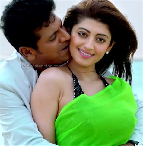 Pranitha Subhash Kannada Mass Leader Hot Saree Romance Hd Stills Indiancelebblog