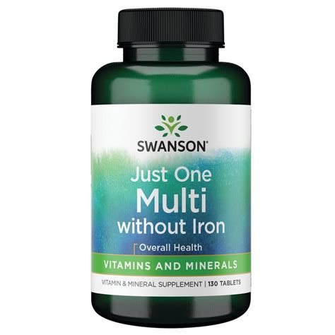 Swanson Multi Without Iron Century Formula Tablets Swanson Uk