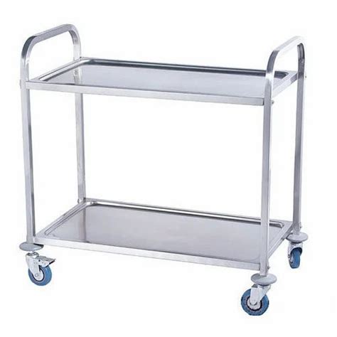 Stainless Steel 2 Tier Trolley Capacity 50 300 Kg At ₹ 7000unit In