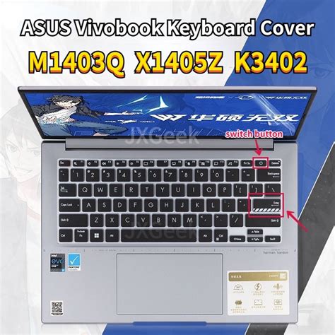 Asus Vivobook S14 Oled M1403q Keyboard Cover X1405z K3402 K3402z Laptop