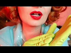 Solo Hot Masturbation Milf In Household Gloves Fetish Video Xxx Mobile Porno Videos Movies