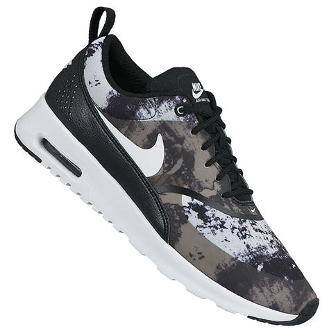 Nike Air Max Thea Print WMS Sneaker 599408 007 Black/White-Dark Grey ...