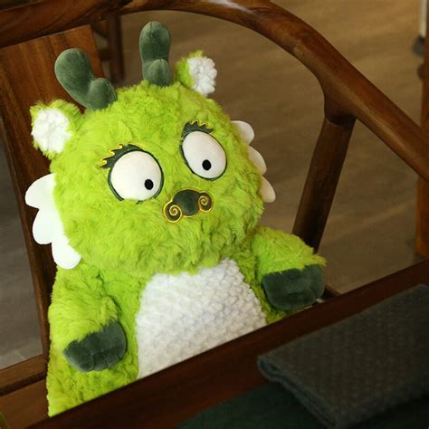 Cartoon Green Dragon Stuffed Animal Plush Toy – KEAIart