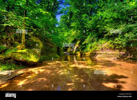 Fall Creek Gorge Stock Photo - Alamy