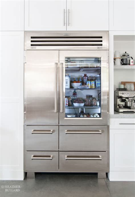 Sub Zero Pro 48 Glass Door Refrigerator | Heather Bullard