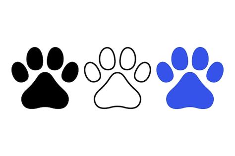 Cat Paws Outline Vectors And Illustrations For Free Download Freepik