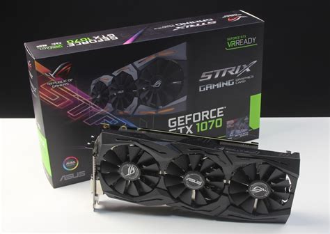 Asus Geforce Gtx 1070 8gb Rog Strix Oc Edition Graphic Card Strix Gtx1070 O8g Gaming