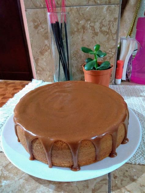 Torta De Vainilla Cubierta De Chocolate Em