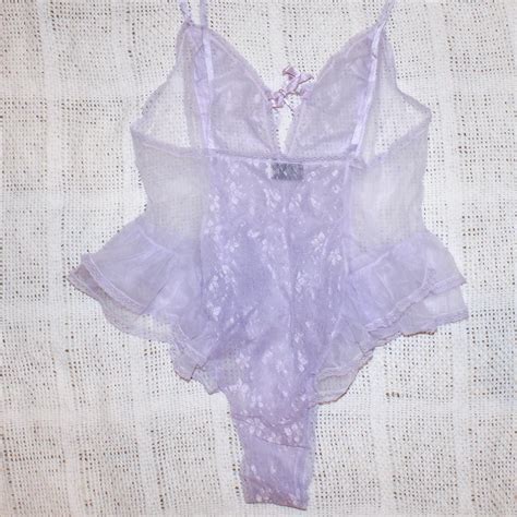 VINTAGE LACE TEDDY LINGERIE High Cut With Depop