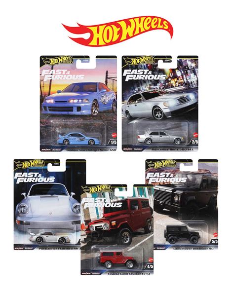 Hot Wheels Premium Fast Furious Case G Hot Wheels