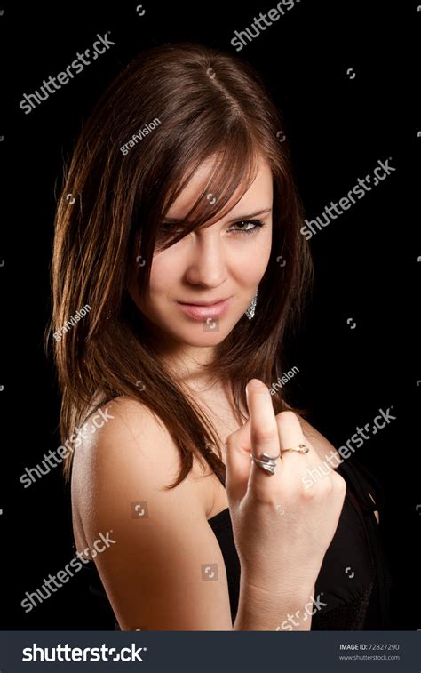Sexy Beautiful Brunette Woman Portrait Stock Photo 72827290 Shutterstock