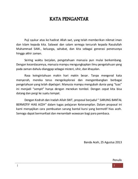 Contoh Kata Pengantar Proposal Bisnis Plan Id