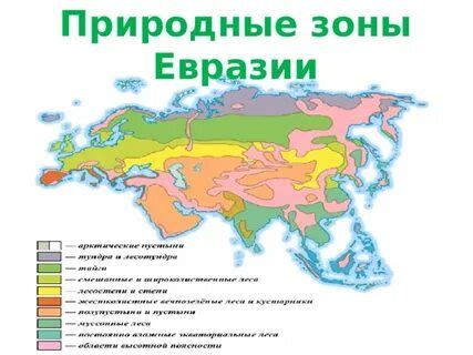 Природные зоны евразии 7 класс природные зоны евразии карта