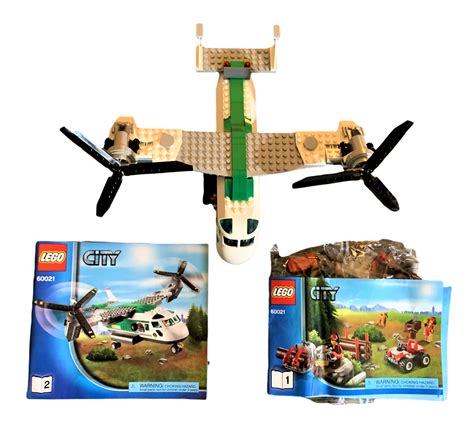 LEGO City Model 60021, Complete with Heliplane and Lumberjack Set | eBay