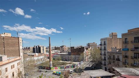 View of the poblenou district of barcelona 22759663 Stock Video at Vecteezy