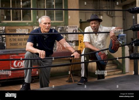 Million Dollar Baby Clint Eastwood Morgan Freeman Clint Eastwood