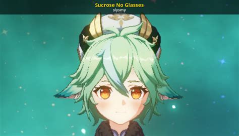 Sucrose No Glasses Genshin Impact Mods