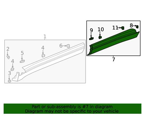 Gm Passenger Side Rocker Panel Rear Molding Gm