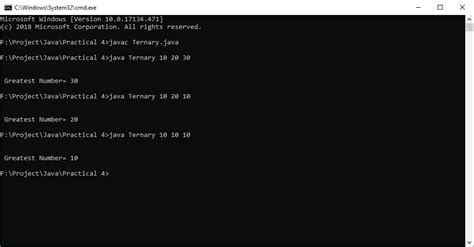 9 Find Greatest Of Three Number Using Ternary Operator In Java