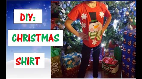 Fast And Easy Diy Christmas T Shirt Super Simple Youtube