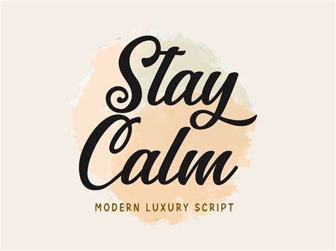 Stay Calm Font by Fontlicious · Creative Fabrica