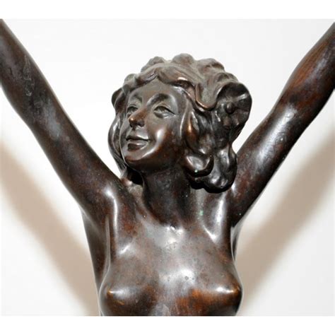 Signed After Claire Jeanne Robert Colinet Large Bronze