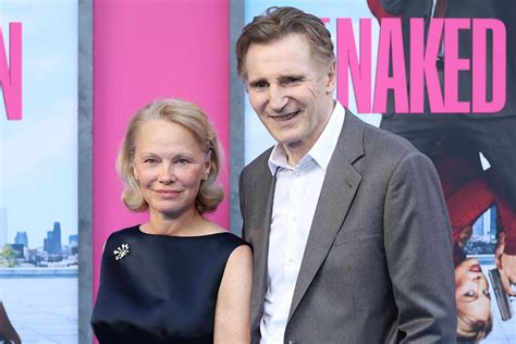 Pamela Anderson And Liam Neeson Bring Sons To Naked Gun Premiere
